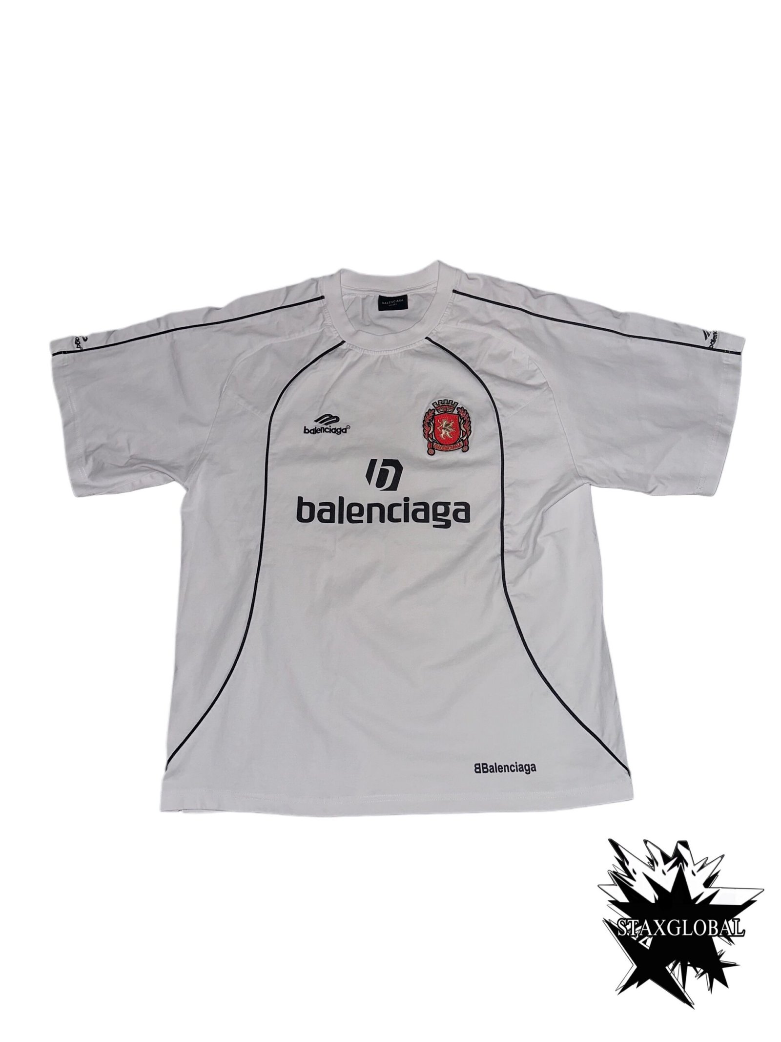 Balenciaga Soccer White T-shirt