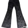 STAXGLOBAL Designer Flared Jeans (Dark Gray)