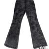 STAXGLOBAL Designer Flared Jeans (Dark Gray) - Image 2
