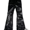 STAXGLOBAL Designer Flared Jeans (Leather)