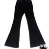 STAXGLOBAL Designer Flared Jeans (Black) - Image 2