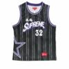 Supreme Basketball Jersey Black/Purple