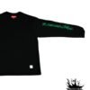 Supreme Embroidered Long Sleeve Green/Black
