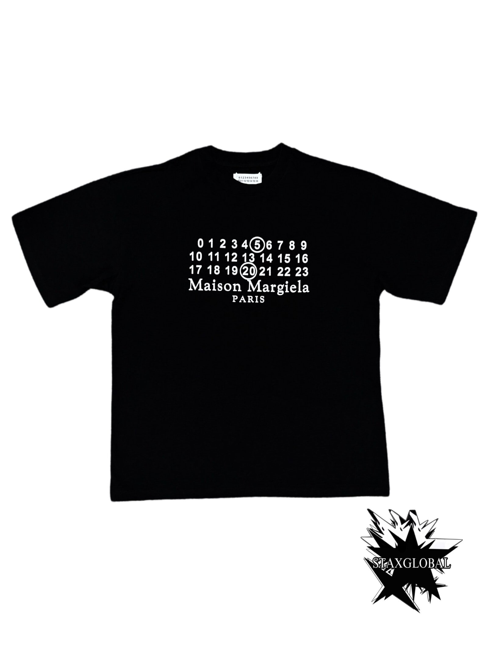 Maison Margiela Numbers Paris T-Shirt