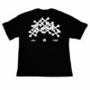 Amiri Bones Stacked Logo Black T-Shirt