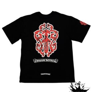 Chrome Hearts Red Dagger T-Shirt