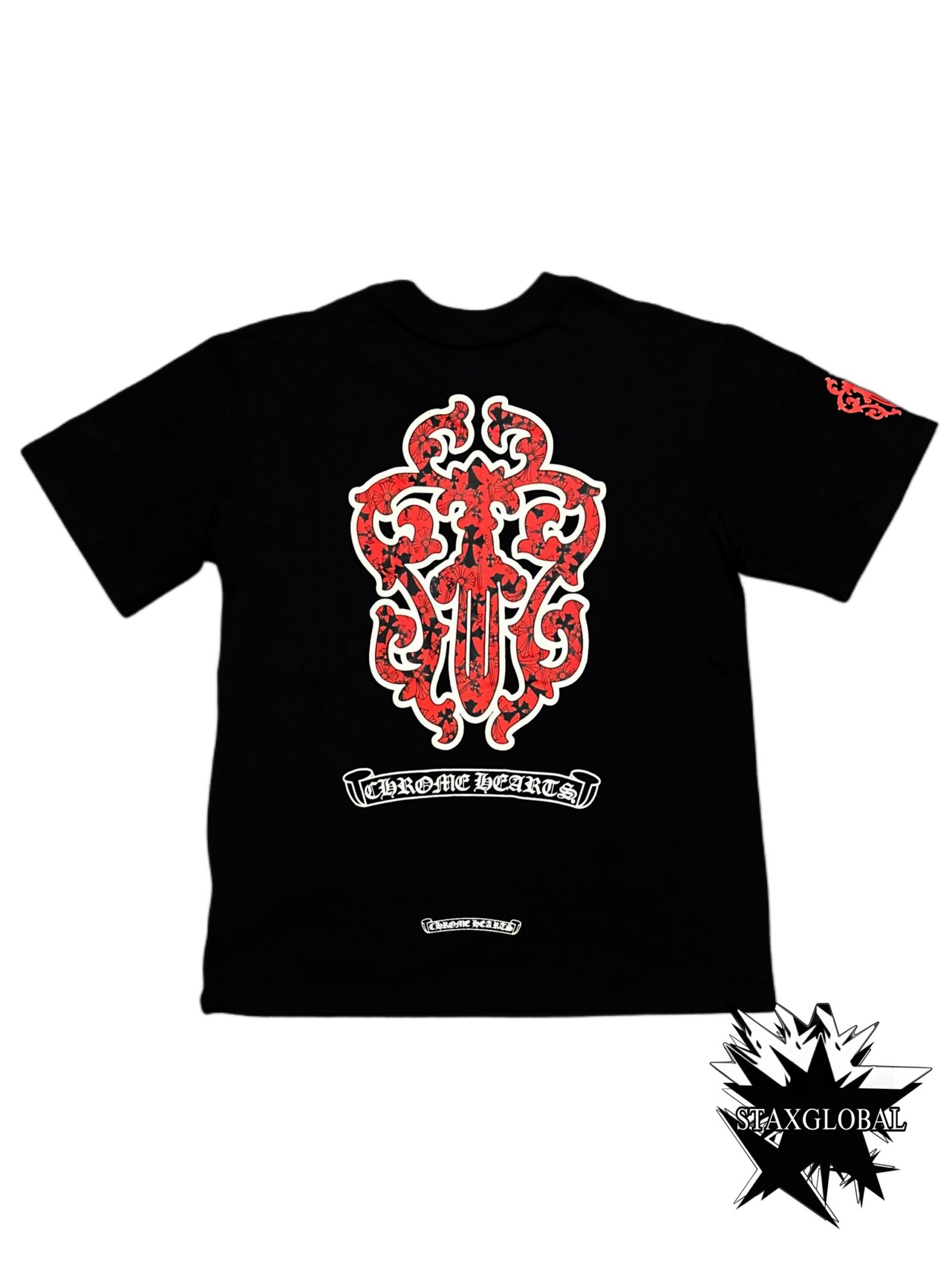 Chrome Hearts Red Dagger T-Shirt
