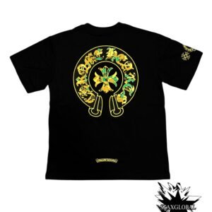 Chrome Hearts Camo Three Horseshoe T-Shirt