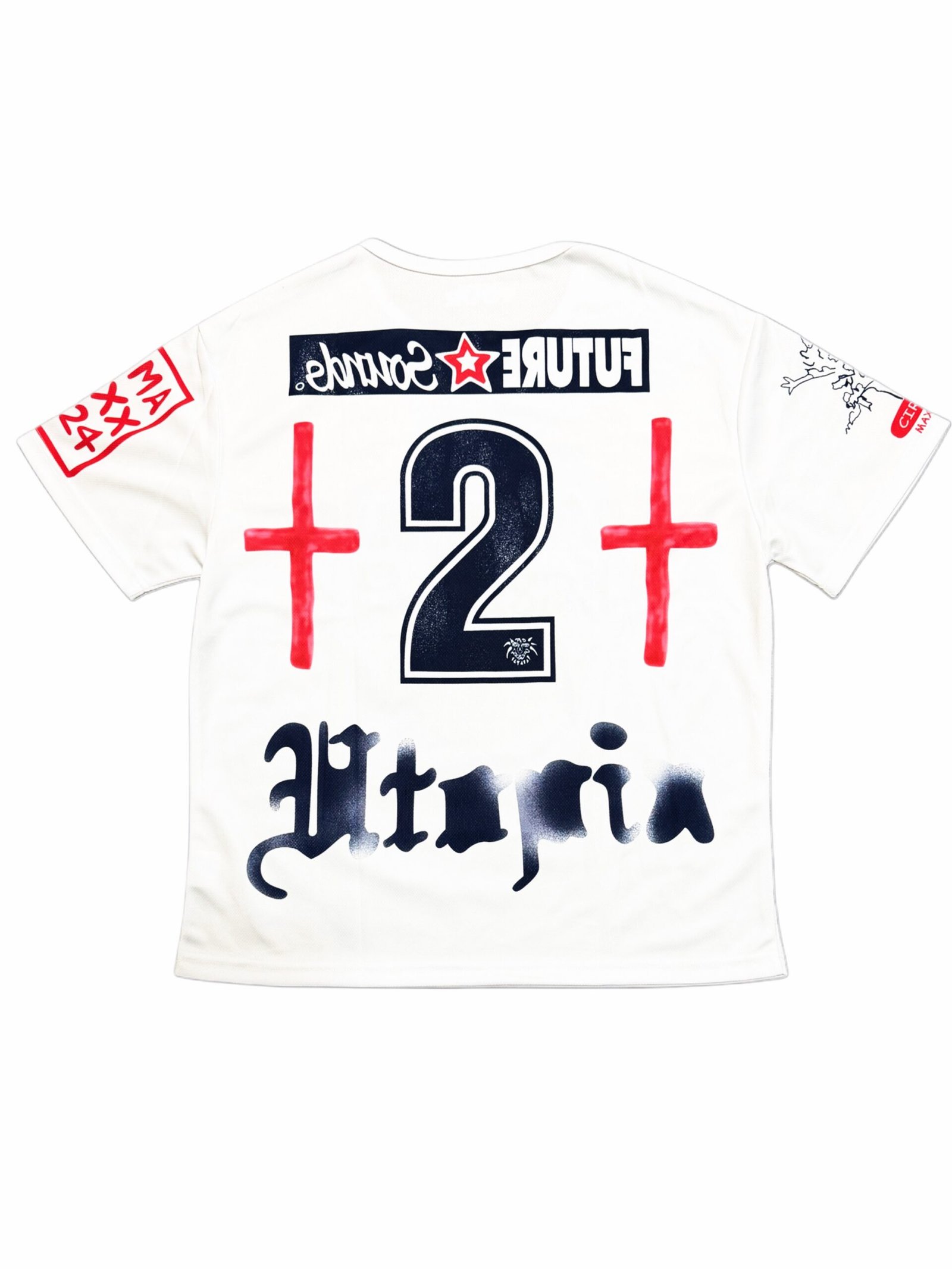 Travis Scott Circus Maximus Utopia England White Jersey