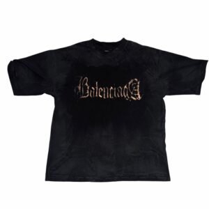 Balenciaga Sanskrit Distressed T-Shirt
