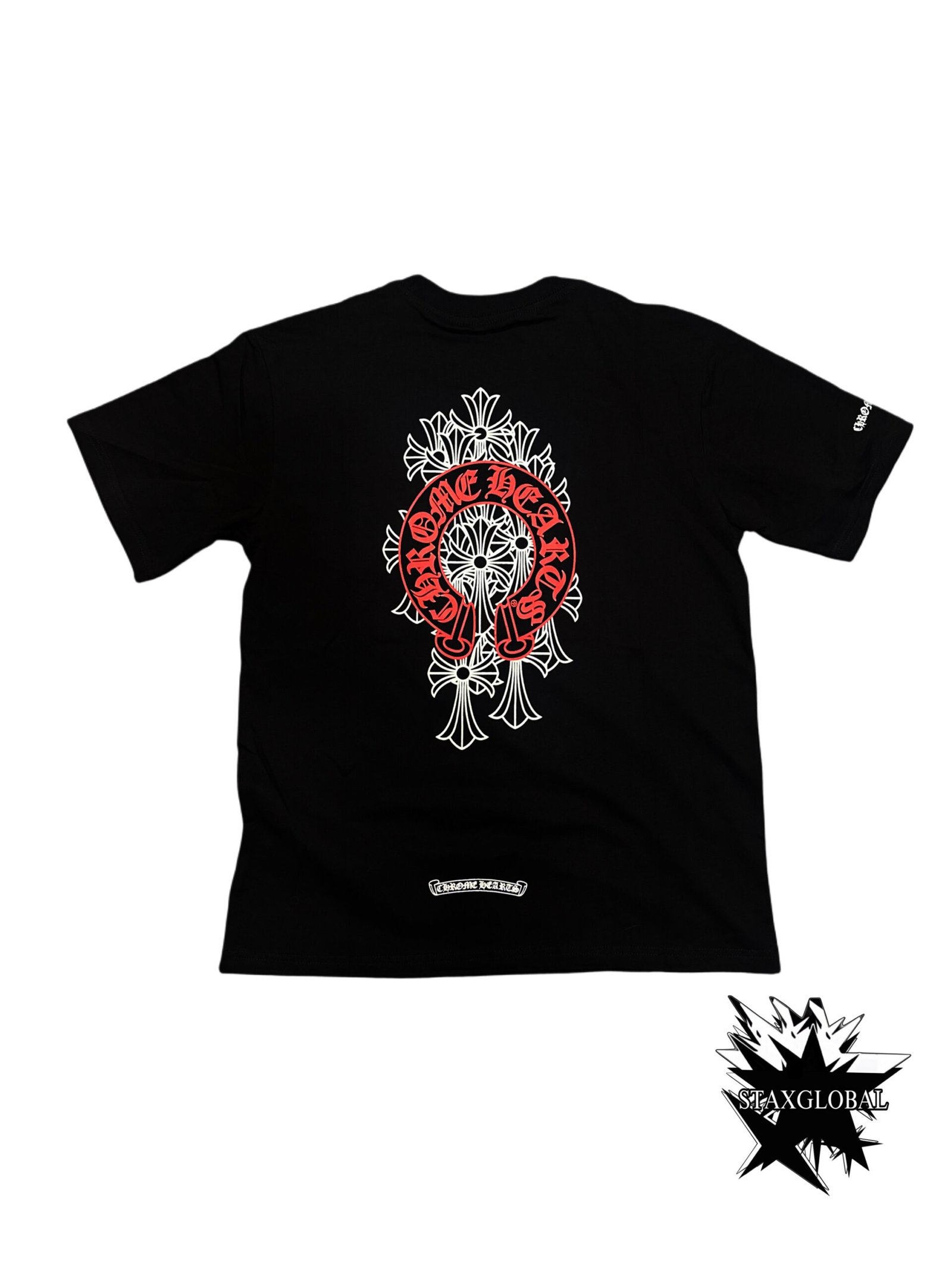 Chrome Hearts Red Crosses T-Shirt