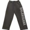 Balenciaga Dark Grey Embroidered Sweatpants