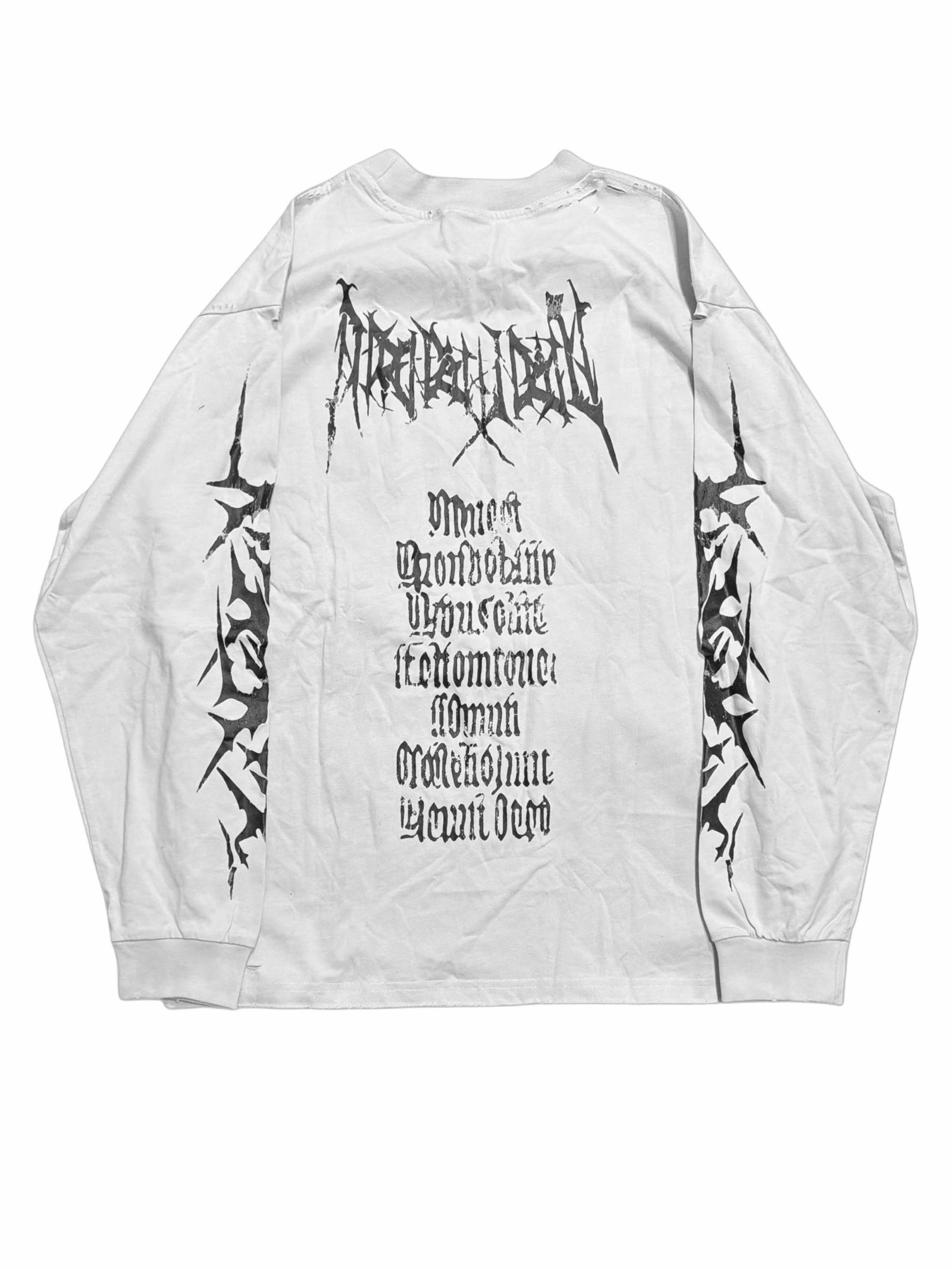 Balenciaga Metal Tour White Long Sleeve - Image 3