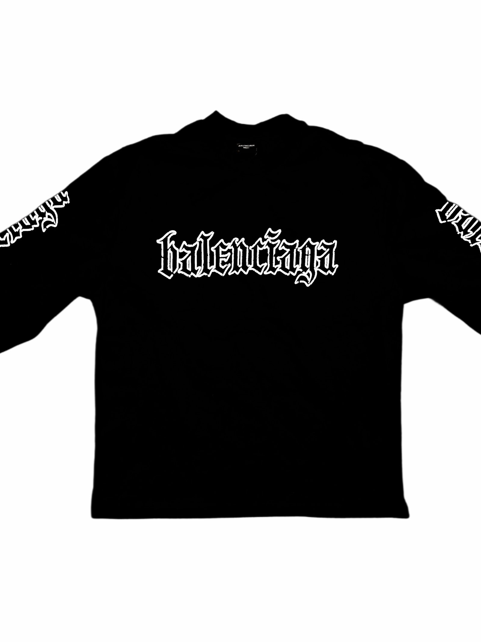 Balenciaga Script Long Sleeve - Image 3