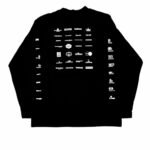 Balenciaga All Logo Long Sleeve Shirt - Image 2