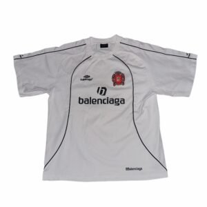 Balenciaga Soccer Jersey White T-Shirt