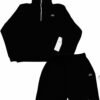 Alo Yoga Black Quarter Zip and Sweatpants Set