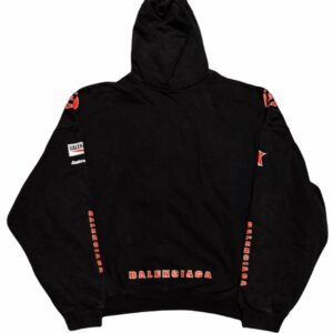 Balenciaga Sponsored Logo Zip Up Hoodie - Image 2