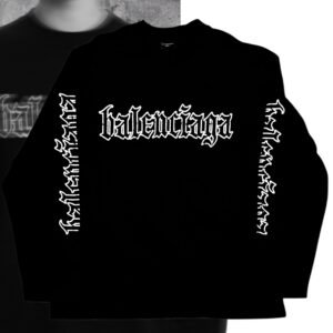 Balenciaga Script Long Sleeve