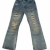 Staxglobal x Mijko Flared Jeans (Dark Blue Style)