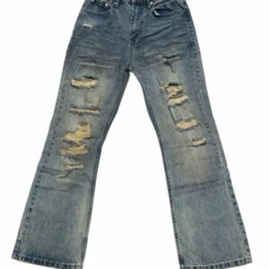 Staxglobal x Mijko Flared Jeans (Dark Blue Style)