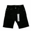 Purple Brand Black Distressed Denim Shorts
