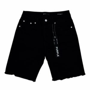 Purple Brand Black Denim Shorts