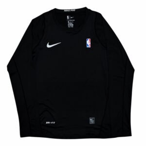 Nike Pro NBA Black Compression Slim Fit Long Sleeve Shirt Slim Fit
