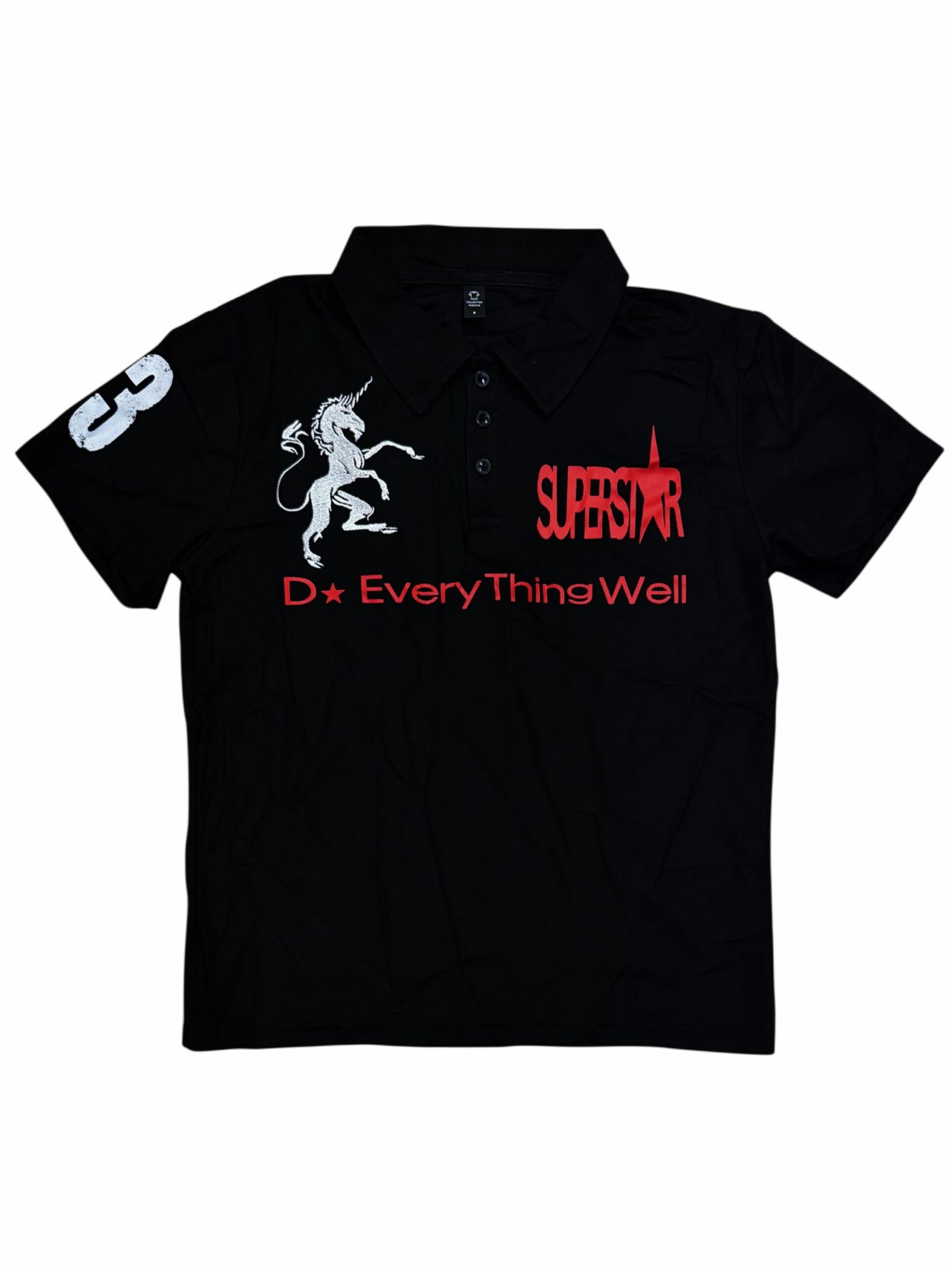 Do Everything Well Superstar Embroidered Horse 23 Star