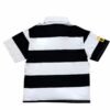 Gatherlab Rugby Polo Black & White Striped Pegasus Embroidery - Image 2