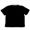 Taele Plus Black Polo Shirt Red Script White Collar Star Horse Embroidery - Image 2